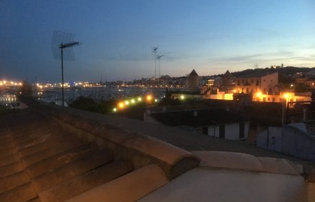 Tage die Bleiben Roswitha Birk-Becht Mallorca Seminar Skybar Palma Blick auf den Hafen
